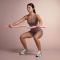 Bară curbată XTREXO SCULPT 110 cm roz 3