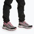 Încălțăminte trekking pentru copii Kadva Rocky Trail Low WaterProof Softshell gray / pink 2