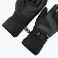 Mănuși de schi pentru femei KADVA Mountain Flow Pro skóra 3M Thinsulate negre 6