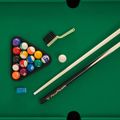 OneTeam FunArena 3-in-1 foosball, cymball, masă de biliard din lemn / negru 12