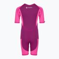 Costum de surfing pentru copii AQUASTIC surfing din neoren 1.5 mm WAVEY roz 9