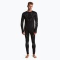 Set de lenjerie termică pentru bărbați KADVA ALPINESTEP COOLMAX THERMAL PRO DRY fără cusături negru