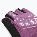 Manuși de ciclism pentru copii ATTABO Vito JRG gel shock proof roz/negru 10