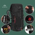 Rucsac de trekking KADVA Sendero 35 l negru 22