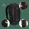 Rucsac turistic KADVA Escapada 20 l negru 20
