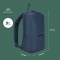 Rucsac de oraș KADVA CityQuest 9 l albastru marin 7