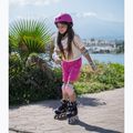 Patine în linie pentru copii ATTABO Bladeroll reglabile negru/violet 12