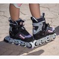 Patine în linie pentru copii ATTABO Bladeroll reglabile negru/violet 13