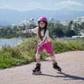 Patine în linie pentru copii ATTABO Bladeroll reglabile negru/violet 15