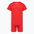 Set fotbal pentru copii OneTeam Precision Set tricou și pantaloni scurți roșu 7