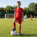 Set fotbal pentru copii OneTeam Precision Set tricou și pantaloni scurți roșu 13