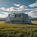 Cort de camping pentru 4-persoane KADVA Kavio 4.2 verde 2