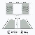 Cort de camping KADVA Kavio 6 plus gri 2