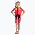 Vestă de siguranță pentru copii AQUASTIC Junior roz/galben 3
