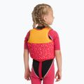 Vestă de siguranță pentru copii AQUASTIC Junior roz/galben 4