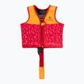 Vestă de siguranță pentru copii AQUASTIC Junior roz/galben