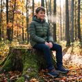 Geacă călduroasă pentru copii KADVA Snoway JRG verde 7