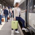 Valiză de călătorie pentru cabină Kadva Domingo Lime 16