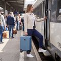 Valiză de călătorie pentru cabină Kadva Domingo Blue 16