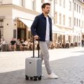Valiză de călătorie pentru cabină Kadva Domingo Silver 17