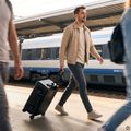 Valiză de călătorie Kadva Tigre 37l Black 16