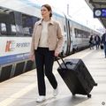 Valiză de călătorie mare Kadva Tigre 96l Black 16