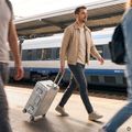 Valiză de călătorie Kadva Tigre 37l Silver 16