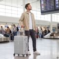 Valiză de călătorie medie Kadva Tigre 64l Silver 15