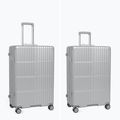 Valiză de călătorie mare Kadva Tigre 96l Silver 6