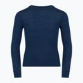 Set de lenjerie termică pentru copii WOOLCANO Merino 100% SET0683 albastru închis 4