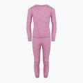 Set de lenjerie termică pentru copii WOOLCANO Merino 100% SET0683 violet 2