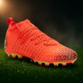Ghete de fotbal pentru copii OneTeam NAMAYRO TEEN AG/MG portocaliu 10