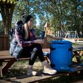Valiză de călătorie medie KADVA Lazio 74 l albastră 6