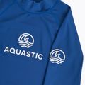 Longsleeve de înot AQUASTIC UV 50+ UPF Rimos albastru marin 4