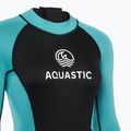 Spumă de înot pentru femei AQUASTIC Wavey LG WMNS 2 mm negru/mentă 4
