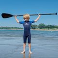 Spumă de înot pentru copii AQUASTIC Wavey Jrb 2 mm albastru marin/albastru 6