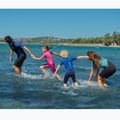 Spumă de înot pentru copii AQUASTIC Wavey Jrb 2 mm albastru marin/albastru 10