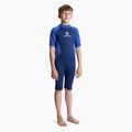 Spumă de înot pentru copii AQUASTIC Wavey Jrb 2 mm albastru marin/albastru 2