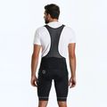 Pantaloni scurți de ciclism pentru bărbați ATTABO Kirun Pro Bib Shorts Cargo negri 3