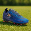Încălțăminte de fotbal pentru copii  OneTeam Robero Teen FG/AG granatowy/pomarańczowy 21
