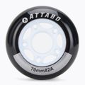 Roți pentru role ATTABO Wheels 70 mm 4 buc. negru