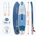 Placă  SUP AQUASTIC Perth Pro 11'2" allround alb 20