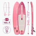 Placă  SUP AQUASTIC Perth Pro 11'2" allround roz 19