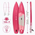 Set placă SUP gonflabilă AQUASTIC Touring 11'6" pink 27