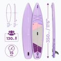 Set placă SUP gonflabilă AQUASTIC Touring 11'6" purple 20