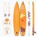 Placă SUP AQUASTIC Touring 12'6" portocaliu 20