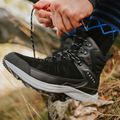 Încălțăminte de drumeție pentru bărbați KADVA Ascent Mid WaterProof negru 4