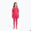 Set complet de lenjerie termică pentru copii KADVA Frosty Jrg Set fără cusături roz