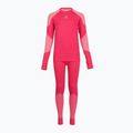 Set complet de lenjerie termică pentru copii KADVA Frosty Jrg Set fără cusături roz 8