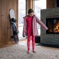 Set complet de lenjerie termică pentru copii KADVA Frosty Jrg Set fără cusături roz 6